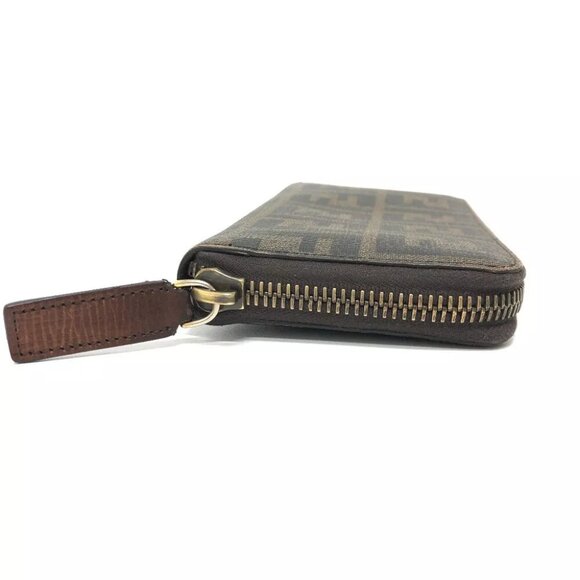 FENDI 7M0174 Zucca Zip Around Long Wallet Long Wallet - Picture 5 of 14